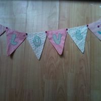 Wedding post box and bunting