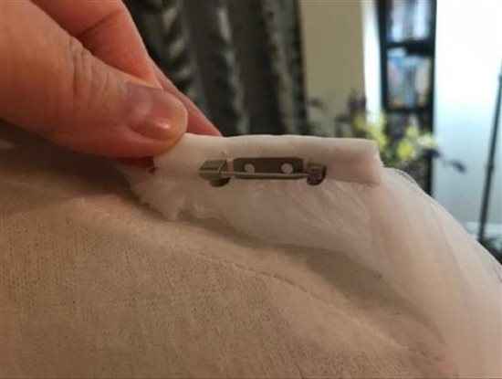 Tile cape veil, white. Brand new!