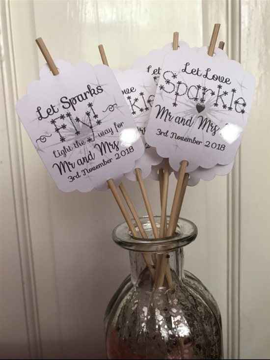 Sparkler Tags