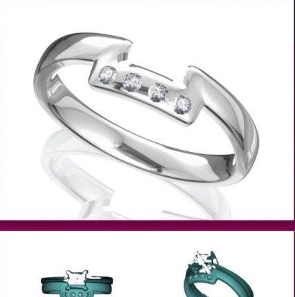 Re: Wedding band for a princess cut engagement ring?