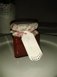 A little flash of ring and table centres