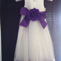 Purple Flowergirl dress, veil, wedding dress etc.. for sale