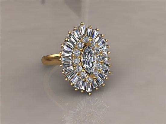 Ballerina Ring as an Engagement Ring