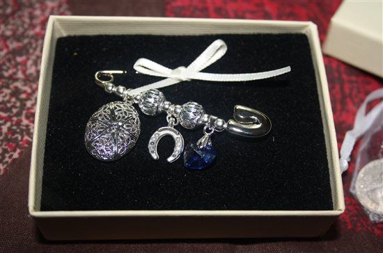 Bridal silver dress pin  - New unused - SOLD