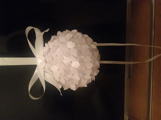 Re: DIY help needed - paper flower pomanders