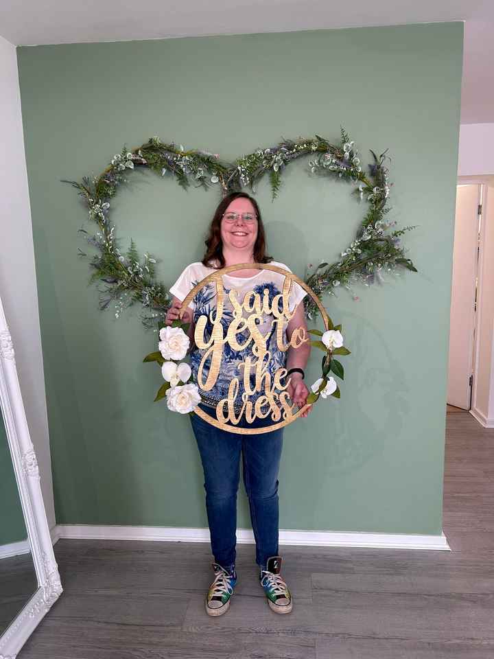 Said yes to the dress!