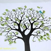 Re: Tree (finger print) guest book