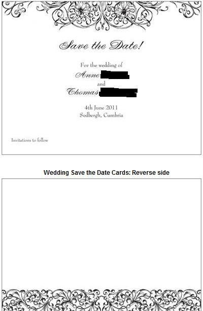 Re: Save the date questions & flash request