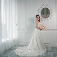 For Sale: Wedding dress with Long detailed train  £ 200 and Veil £ 10 each (short)