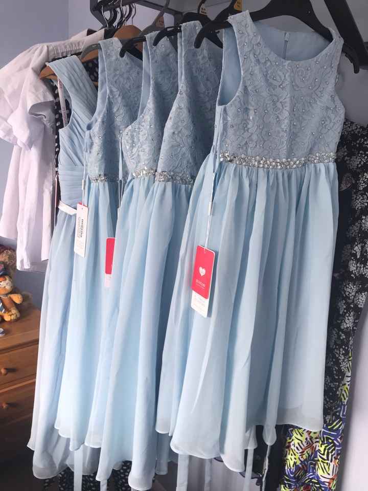 Same but different bridesmaid dresses - 1