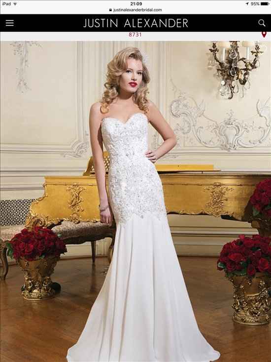 Re: Ordering a sample dress from the designer?