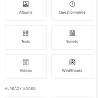 How do i add a link of my gift list/registry to the wedding website? - 1