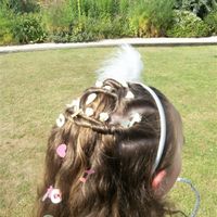Re: Flowergirl hair style and accesories