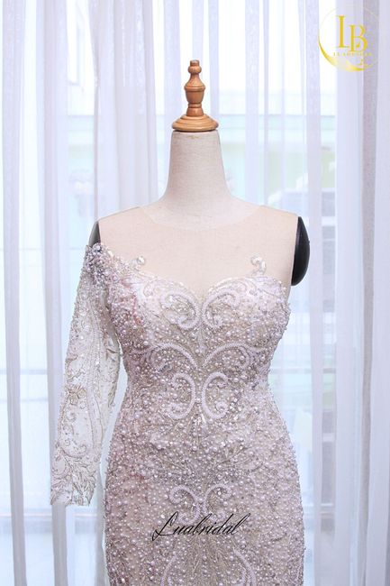 Lace mermaid wedding dress for sale 5