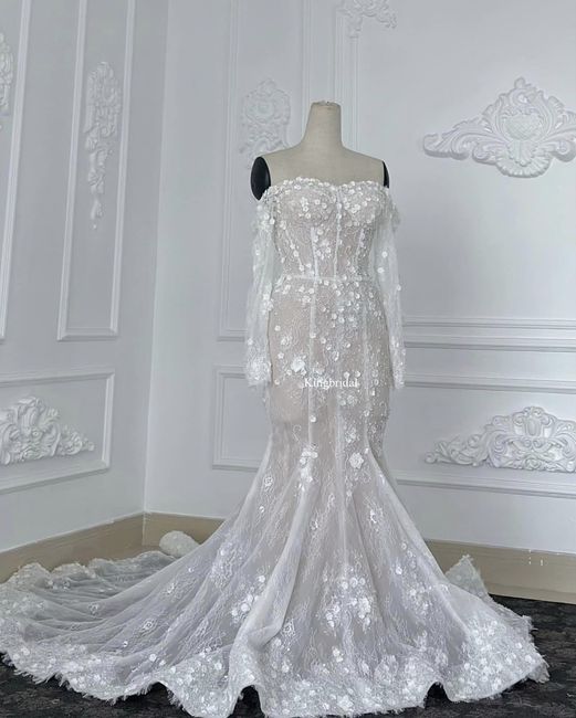 Justin bieber's wife's replica wedding dress 1