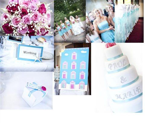 Re: turquoise scheme: how to find ribbons, balloons, umbrellas? / make-up problem