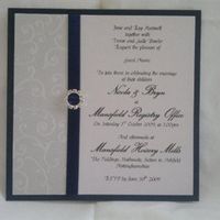 Re: Home Made wedding invites