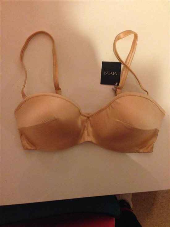 MYLA silk strapless Bra 32DD absolute bargain £20 RRP£90