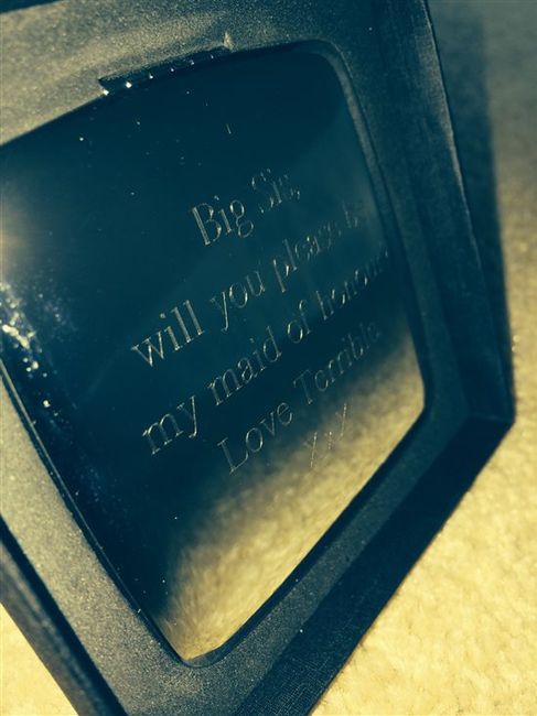 Asking my girls to do me the honour.. *flash*