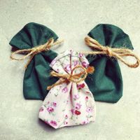 Fabric confetti bags - 1