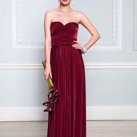 2 BHS Merlot Twist and Wrap Bridesmaid Dresses ****Pictures****