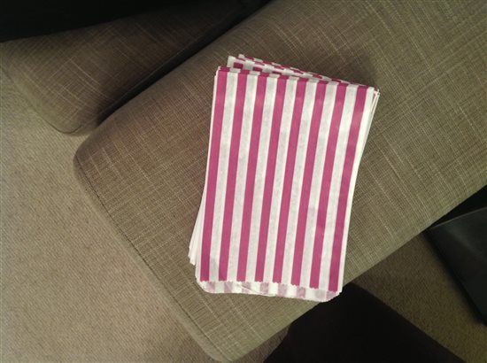 Bridesmaid dress, hoop, shoes, garter & sweetie bags