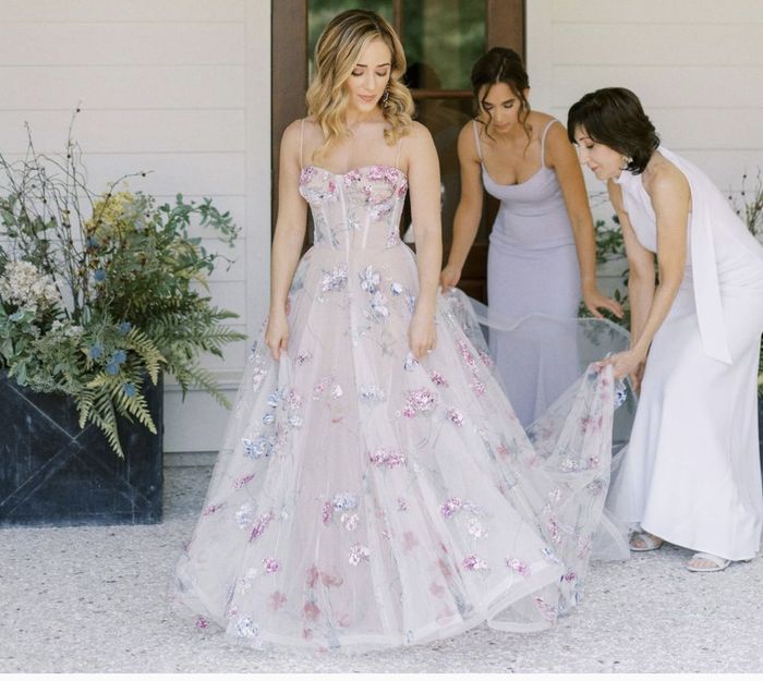 Similar floral brides dress 1