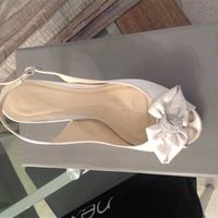 Bridesmaid dress, hoop, shoes, garter & sweetie bags