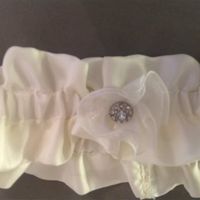 Bridesmaid dress, hoop, shoes, garter & sweetie bags