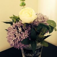 homemade stuff for my wedding - a couple of special centre pieces - **flashes**