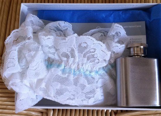 Bridal Garters with secret Single Shot Hip Flask! Perfect for Weddings & Hen Parties.