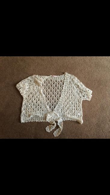 Brand New Never Worn Size XL (size 16/18) Ivory Lace Cardigan from Klass