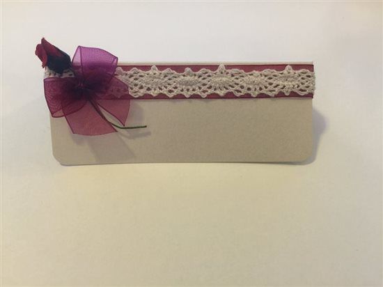 Winter/Burgundy wedding accessories