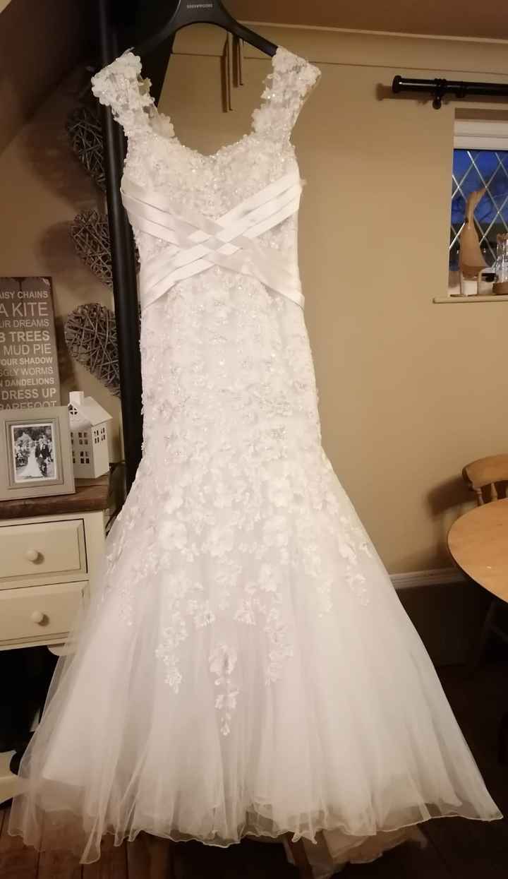 Justin Alexander Bridal Gown, size 12 - Ivory Lace Fishtail - for Sale! - 5