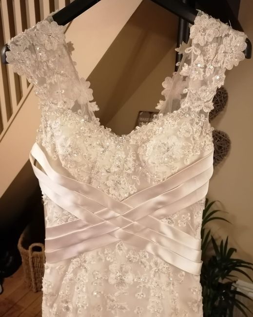 Justin Alexander Bridal Gown, size 12 - Ivory Lace Fishtail - for Sale! 4