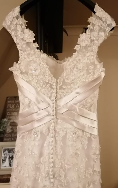 Justin Alexander Bridal Gown, size 12 - Ivory Lace Fishtail - for Sale! 7