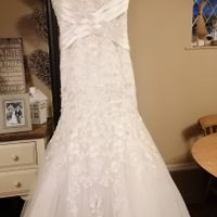 Justin Alexander Bridal Gown, size 12 - Ivory Lace Fishtail - for Sale! - 5