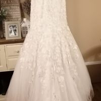 Justin Alexander Bridal Gown, size 12 - Ivory Lace Fishtail - for Sale! - 6