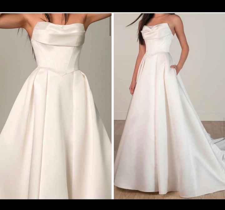 Looking for basque waist dress size 6-10 - 1