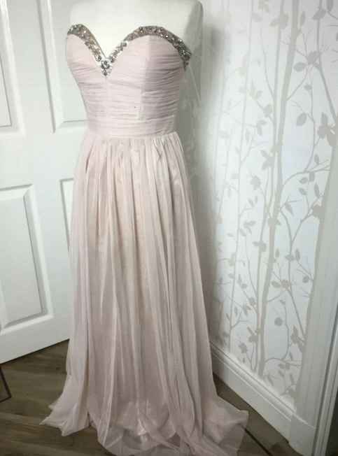 6x Blush Pink Tulle Bridesmaid Dresses