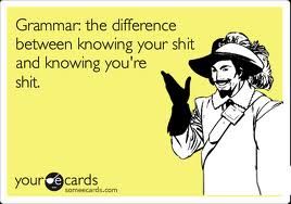 Re: One for the Grammar Police?
