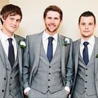 Re: Wedding suits and Flowers - Navy