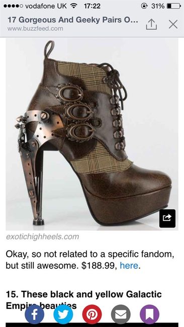 Steam punk shoesies
