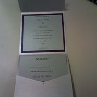 My sample invite came yesterday, yay! ***pics***