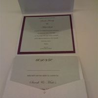My sample invite came yesterday, yay! ***pics***