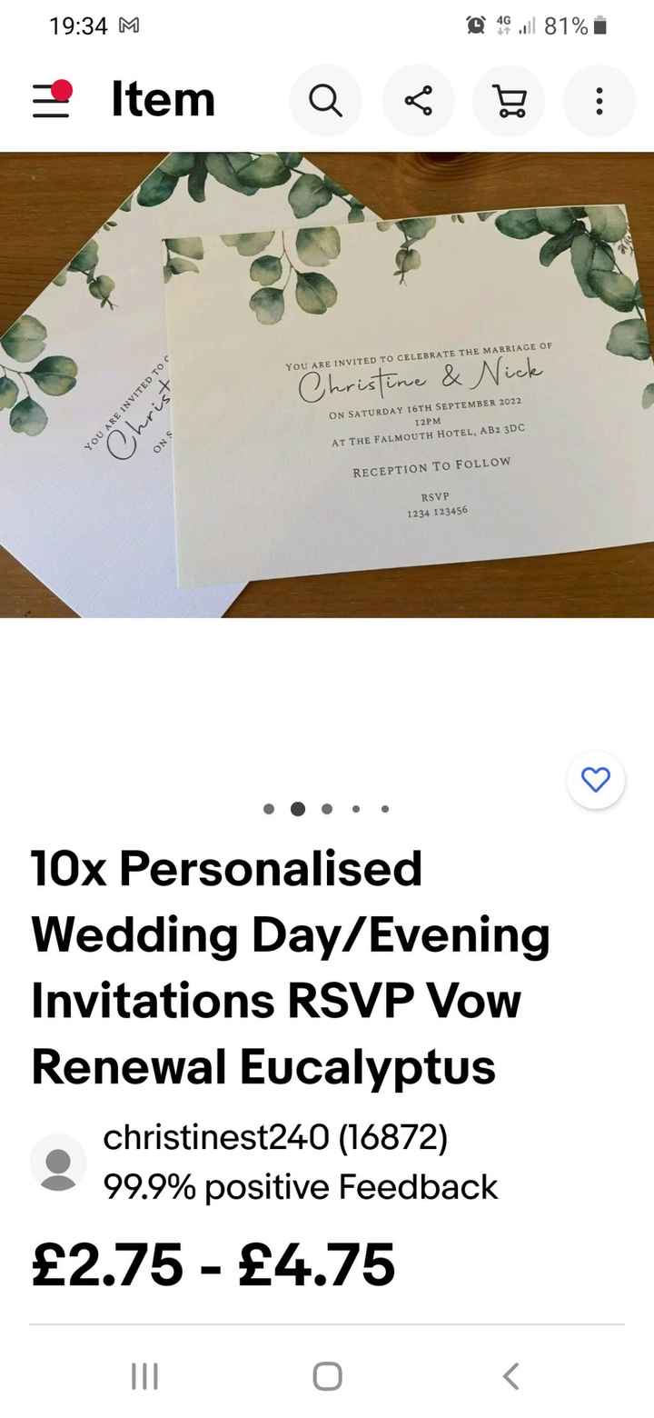 Invitations - 1