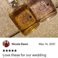 Hi im busy sorting my table favours and wondered whether anyone had ordered the glass 50ml shot bott