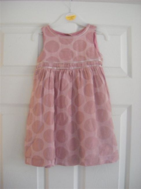 Monsoon pink flower girl dress 12-18 months