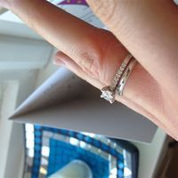 Opinion please - does this wedding ring match my engagement ring? *flash*