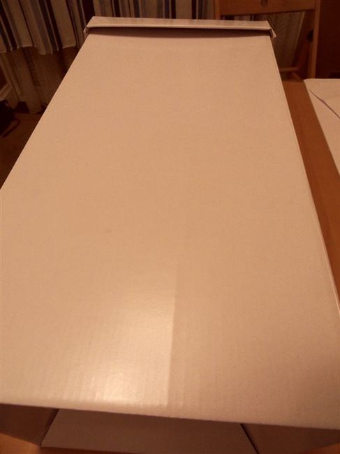 Ivory Silk Wedding Card Post Box